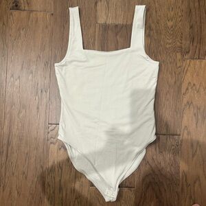 Old Navy Cream One Piece Bodysuit